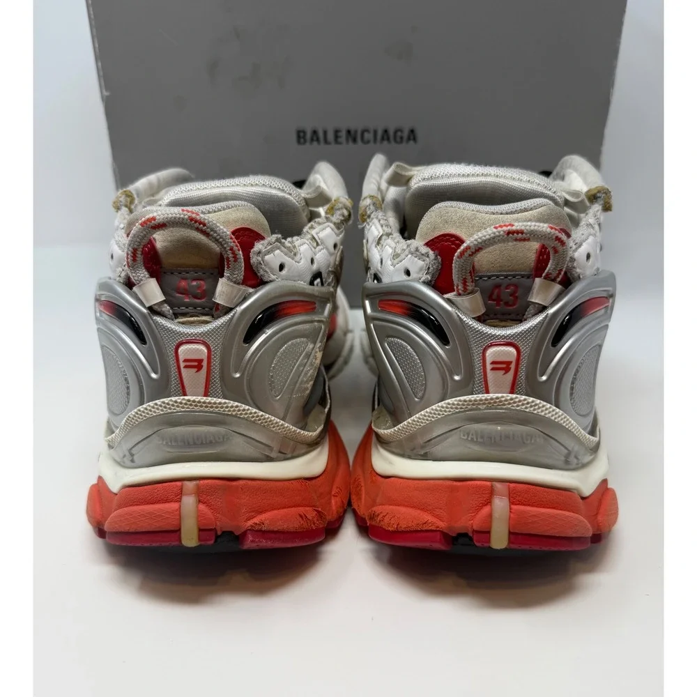 Balenciaga Runner Sneaker White/Red/Black New Season Size 10 US 43 EU